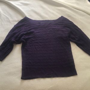 Purple sweater